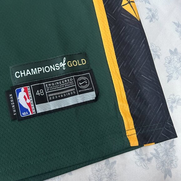 NBA Regata Nba Boston Celtics Verde Diamante Tatum #0 Jersey - Picture 3 of 6